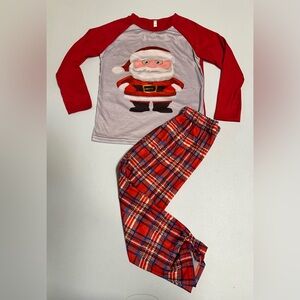Santa Pajama Set Size 6 NWOT